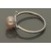 MOON Zara - prsten s pravou říční růžovou perlou RP000122