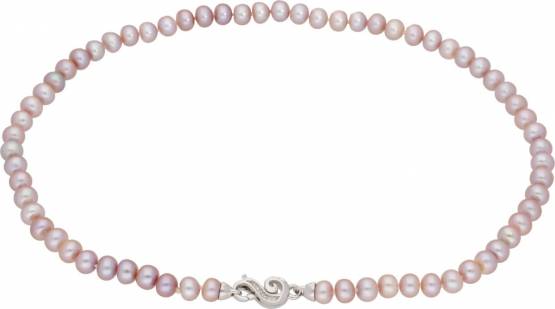 MOON Carmela - náhrdelník z pravých růžových říčních perel 00362423