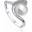 MOON Isha - prsten s pravou říční bílou perlou RP000068