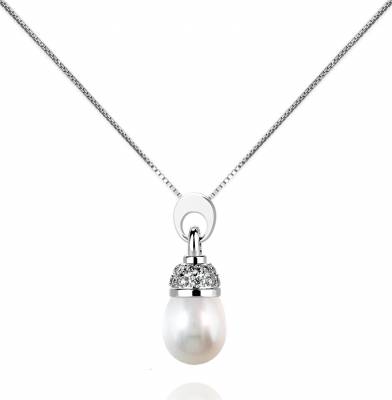 MOON Elisha - přívěsek s pravou říční bílou perlou NP000009