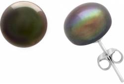 MOON Filipi - Náušnice s pravými říčními černými perlami EP000037
