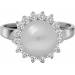 MOON Serena - Prsten s pravou říční bílou perlou RP000200