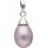 MOON Judita - přívěsek s pravou říční fialovou perlou PP000024
