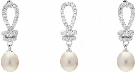 MOON Támar - originální sada z pravých bílých říčních perel SP000031