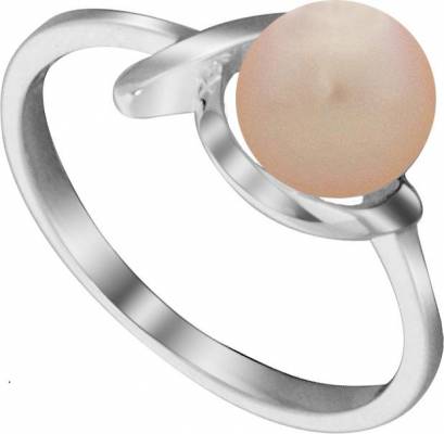 MOON Zara - prsten s pravou říční růžovou perlou RP000122