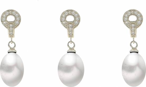 MOON Oshea - originální sada z pravých bílých říčních perel SP000052
