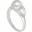 MOON Nissim - prsten s pravou říční bílou perlou RP000180