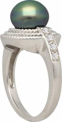 MOON Ashira - prsten s pravou mořskou TAHITSKOU perlou 00366513