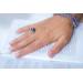 MOON Adrien - prsten s pravou říční černou perlou RP000259