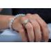 MOON Pallás - prsten s pravou říční bílou perlou RP000231