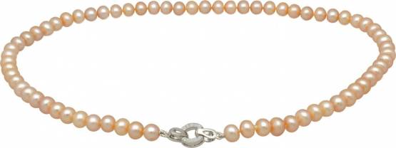 MOON Yamin - náhrdelník z pravých růžových říčních perel 00362429