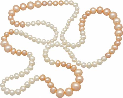 MOON Sarai - náhrdelník z pravých říčních perel - vícebarevný 00364792