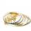Moiss stříbrný prsten EUGENIE GOLD R0003237